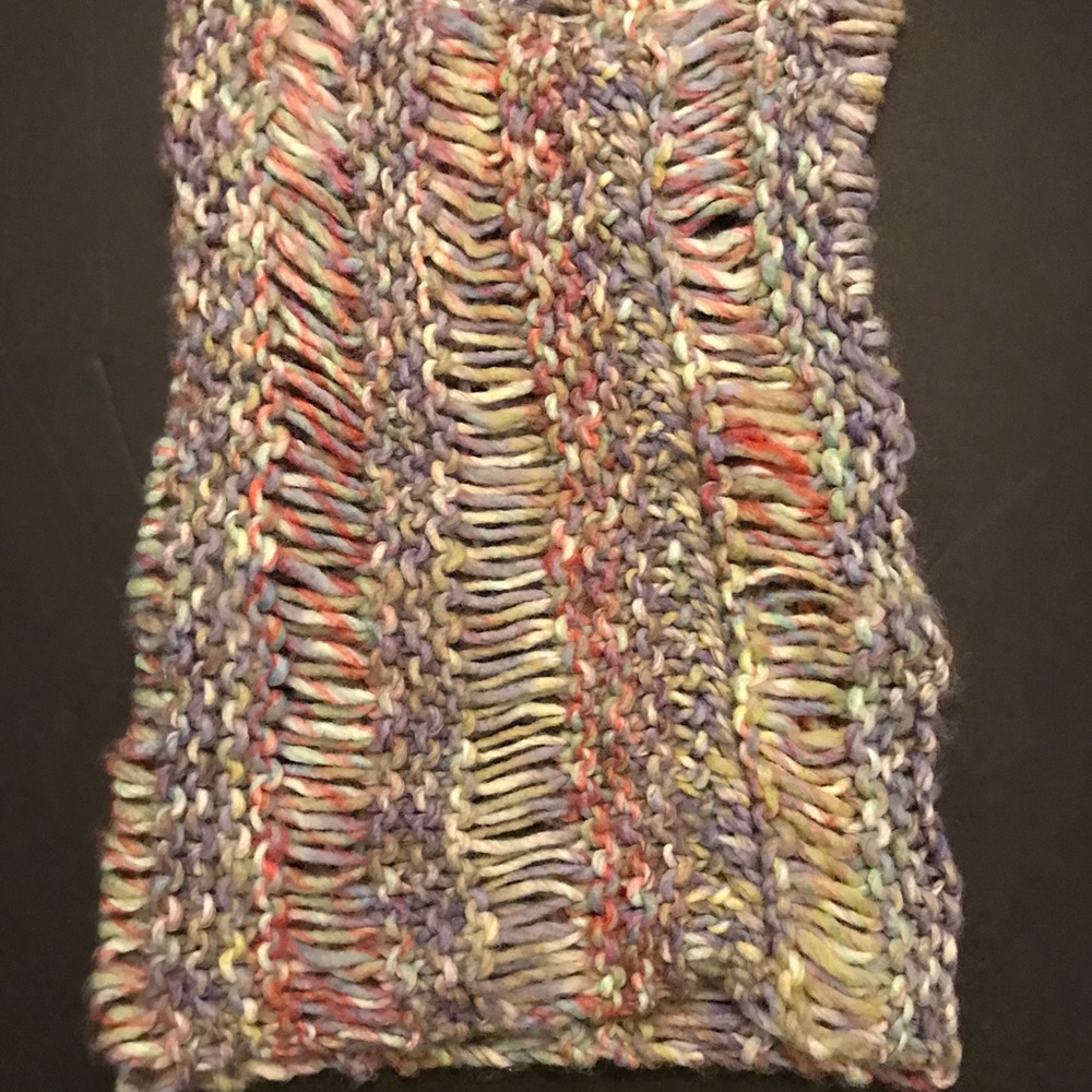 American Eagle Multicolored Knit Infinity Scarf